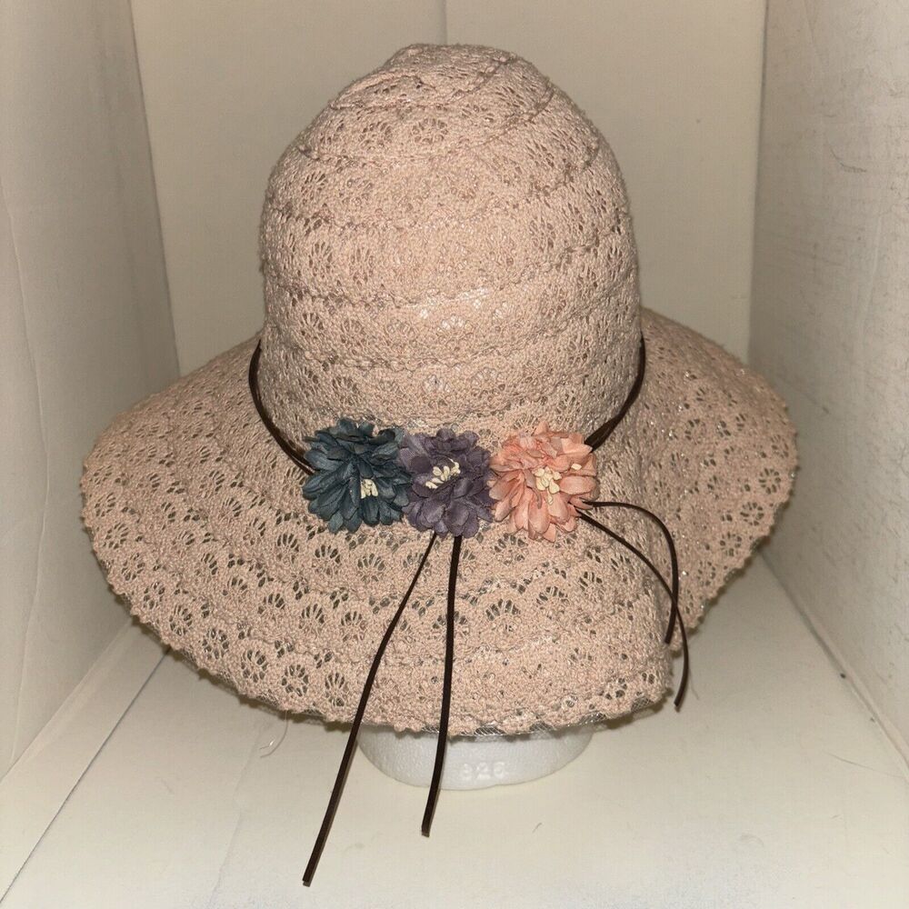 Women's Paper Floral light weight Hat